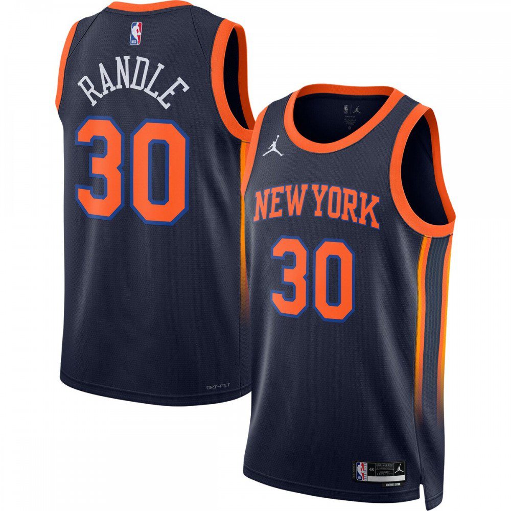 Julius Randle New York Knicks Jordan Brand 2022/23 Statement Edition Swingman Jersey - Navy-Pro Kit Vault | Brand New 26/27 Sports Jerseys
